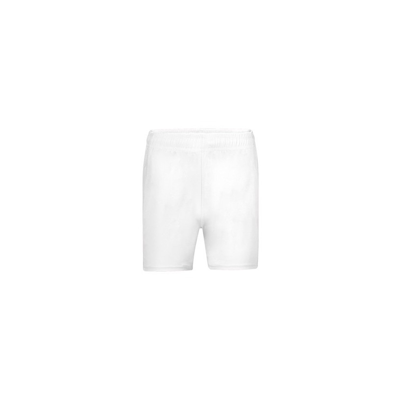 Shorts légers et respirants personnalisés pas cher Tecnic Gerox Matières : polyester Taille textile : 8/10 ans Couleurs : blanc 