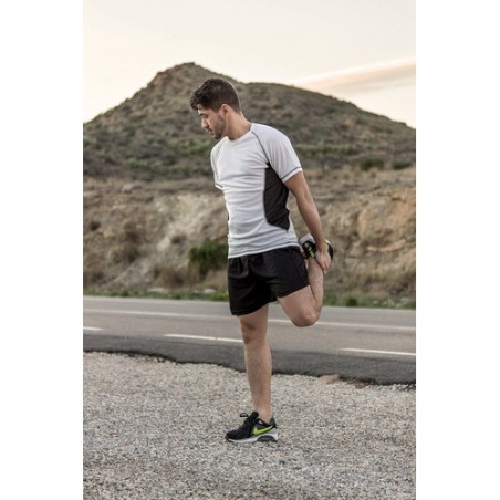Shorts légers et respirants personnalisés pas cher Tecnic Gerox Matières : polyester Taille textile : 8/10 ans Couleurs : blanc 