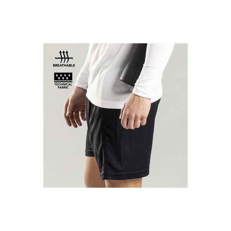 Shorts légers et respirants personnalisés pas cher Tecnic Gerox Matières : polyester Taille textile : XL Couleurs : bleu livrais