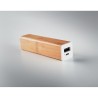 Chargeur Éco-responsable Personnalisé 2200 mAh en Bambou POWERBAM Couleurs : bois marquage laser ultra précis