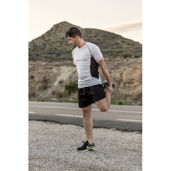 Shorts légers et respirants personnalisés pas cher Tecnic Gerox Matières : polyester Taille textile : 12/14 ans Couleurs : noir 