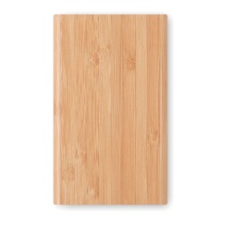 Chargeur Éco-responsable Personnalisé 4000 mAh en Bambou ARENAPOWER Matières : bambou Couleurs : bois 2