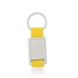 Porte-Clés personnalisé  Dagor - Objet publicitaire Matières : polyester Couleurs : jaune