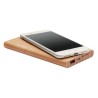 Chargeur Éco-responsable Personnalisé Powerbank en Bambou - ARENA Matières : bambou Couleurs : bois personnalisable avec votre l