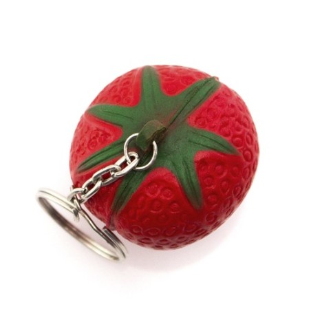 Porte-clés antistress personnalisé  Fruty Matières : PU Couleurs : pastèque goodies publicitaire événementiel