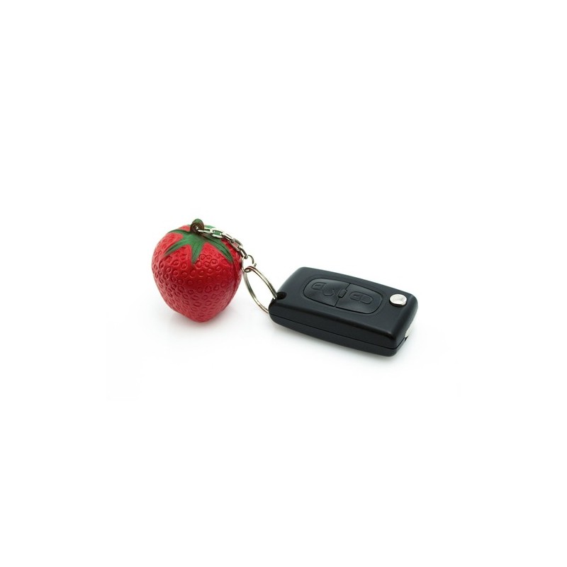 Porte-clés antistress personnalisé  Fruty Matières : PU Couleurs : pastèque impression logo haute qualité