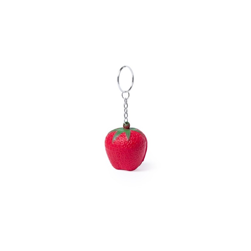 Porte-clés antistress personnalisé  Fruty Matières : PU Couleurs : pastèque goodies publicitaire durable