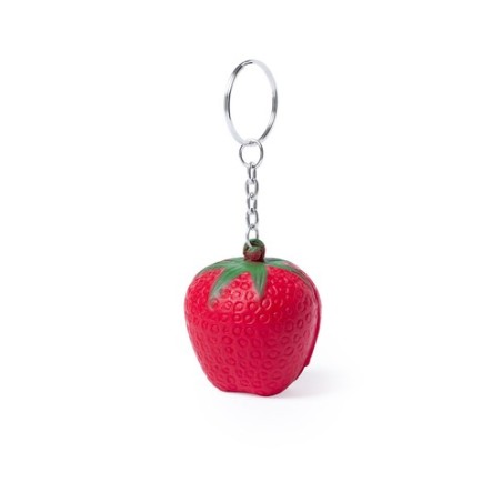Porte-clés antistress personnalisé  Fruty Matières : PU Couleurs : pastèque goodies publicitaire durable