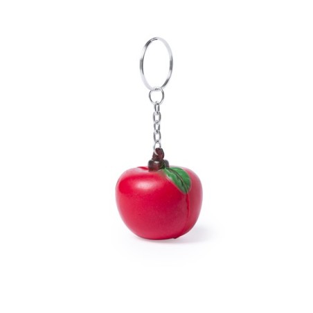 Porte-clés antistress personnalisé  Fruty Matières : PU Couleurs : pastèque objet publicitaire robuste
