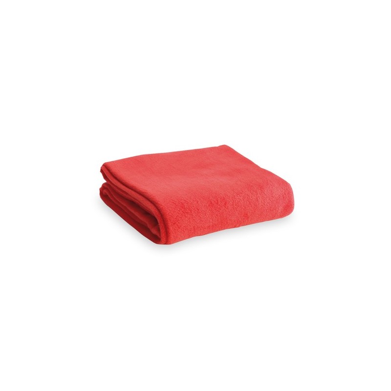 Couverture Confort Personnalisée Menex Matières : polaire Couleurs : rouge