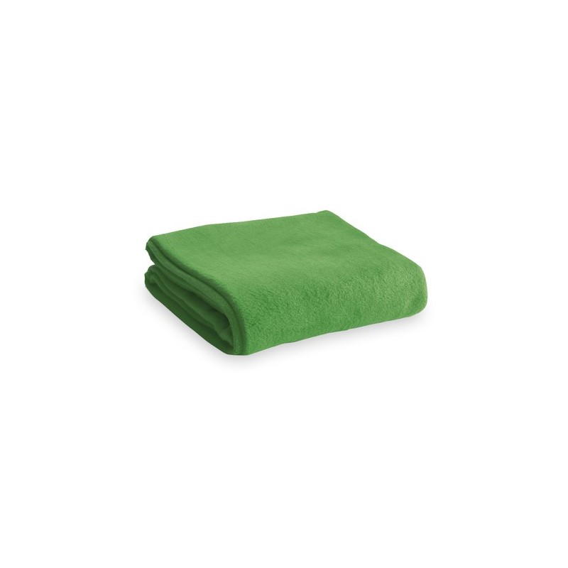 Couverture Confort Personnalisée Menex Matières : polaire Couleurs : rouge cadeau entreprise pas cher