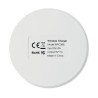 Chargeur sans fil personnalisé haute technologie FLAKE Matières : ABS Couleurs : blanc personnalisable avec votre logo