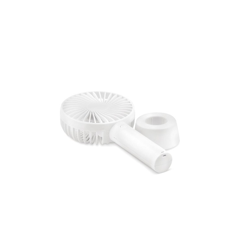 Ventilateur USB Personnalisé Souffle Frais - DINI Matières : ABS Couleurs : blanc personnalisable avec votre logo