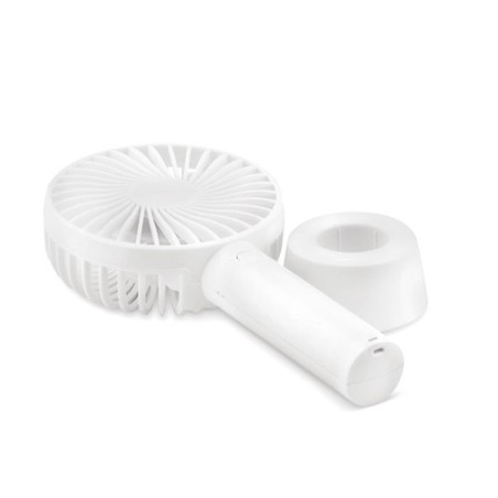 Ventilateur USB Personnalisé Souffle Frais - DINI Matières : ABS Couleurs : blanc personnalisable avec votre logo
