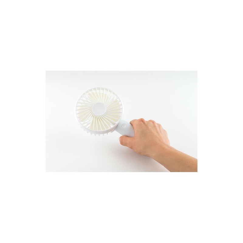 Ventilateur USB Personnalisé Souffle Frais - DINI Matières : ABS Couleurs : blanc cadeau entreprise pas cher