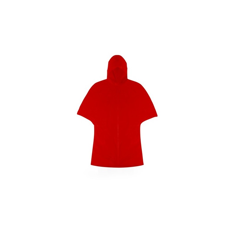 Poncho Imperméable Personnalisé Stylé Zaril Matières : PEVA Couleurs : rouge
