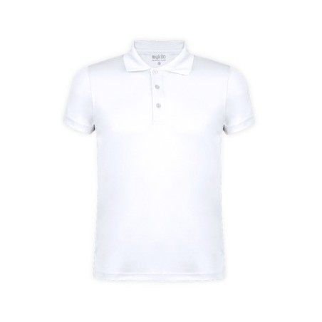 Polo personnalisé Tecnic Plus Matières : polyester Taille textile : M Couleurs : bleu clair marquage laser ultra précis