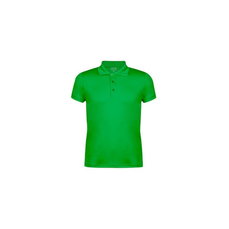 Polo personnalisé Tecnic Plus Matières : polyester Taille textile : L Couleurs : bleu clair impression logo haute qualité