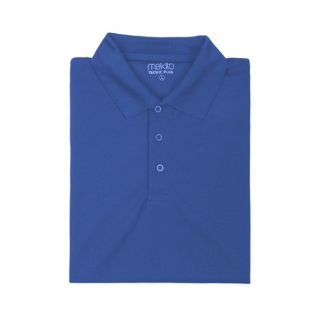 Polo personnalisé Tecnic Plus Matières : polyester Taille textile : XXL Couleurs : bleu clair personnalisation sur mesure