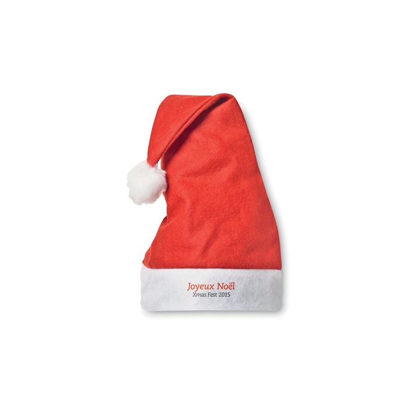 Chapeau de Noël festif publicitaire pas cher BONO cadeau entreprise pas cher