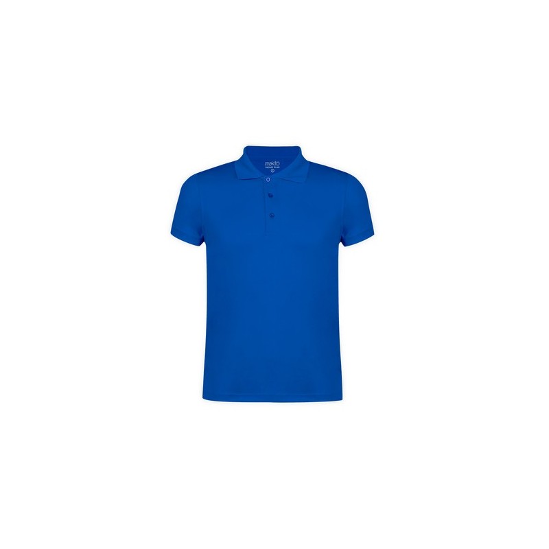 Polo personnalisé Tecnic Plus Matières : polyester Taille textile : M Couleurs : bleu personnalisable avec votre logo
