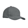 Casquette personnalisable en coton lourd à 6 panneaux - TEKAPO Matières : coton Couleurs : gris personnalisable avec votre logo