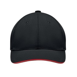 Casquette personnalisable en coton lourd à 6 panneaux - TEKAPO Matières : coton Couleurs : noir goodies personnalisé en stock