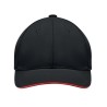 Casquette personnalisable en coton lourd à 6 panneaux - TEKAPO Matières : coton Couleurs : noir goodies personnalisé en stock