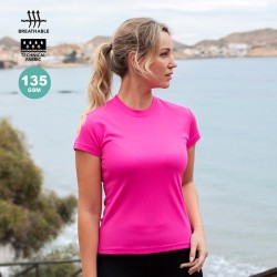 T-Shirt Femme Personnalisé Éco-responsable - Tecnic Plus Matières : polyester Taille textile : M Couleurs : blanc personnalisati 2