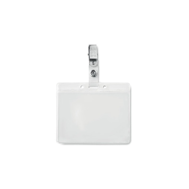 Badge holder en PVC personnalisé - CLIPBADGE
