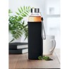 Bouteille en verre  personnalisée - UTAH TEA Matières : verre Couleurs : noir impression haute définition