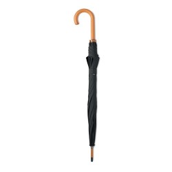 Parapluie Éco-responsable 23,5'' en RPET pongé - CUMULI Matières : métal Couleurs : noir 2