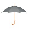 Parapluie Éco-responsable 23,5'' en RPET pongé - CUMULI Matières : métal Couleurs : gris cadeau entreprise pas cher
