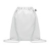 Sac à cordon personnalisé en coton organique YUKI COLOUR Matières : coton biologique Couleurs : blanc
