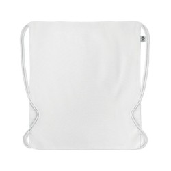 Sac à cordon personnalisé en coton organique YUKI COLOUR Matières : coton biologique Couleurs : blanc 2