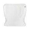 Sac à cordon personnalisé en coton organique YUKI COLOUR Matières : coton biologique Couleurs : blanc livraison express 24h 48h