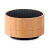 Haut-parleur sans fil en bambou  - SOUND BAMBOO Couleurs : noir cadeau entreprise pas cher