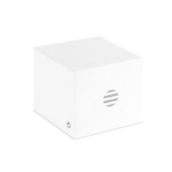 Haut-parleur sans fil en bambou  - SOUND BAMBOO Couleurs : blanc objet promotionnel éco-responsable