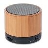 Haut-parleur sans fil  en bambou - SOUND BAMBOO Couleurs : noir cadeau entreprise pas cher