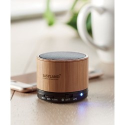 Haut-parleur sans fil  en bambou - SOUND BAMBOO Couleurs : noir livraison express 24h 48h