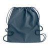 Sac à cordon personnalisé en coton organique YUKI COLOUR Matières : coton biologique Couleurs : bleu objet publicitaire robuste