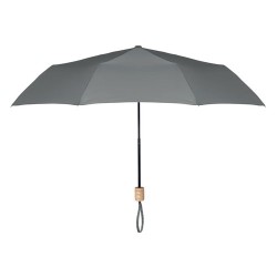 Parapluie pliable personnalisé TRALEE Matières : métal Couleurs : gris goodies publicitaire événementiel