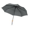 Parapluie pliable personnalisé TRALEE Matières : métal Couleurs : gris goodies entreprise design