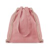 Sac en coton recyclé  MOIRA DUO Matières : coton recyclé Couleurs : rouge personnalisable avec votre logo