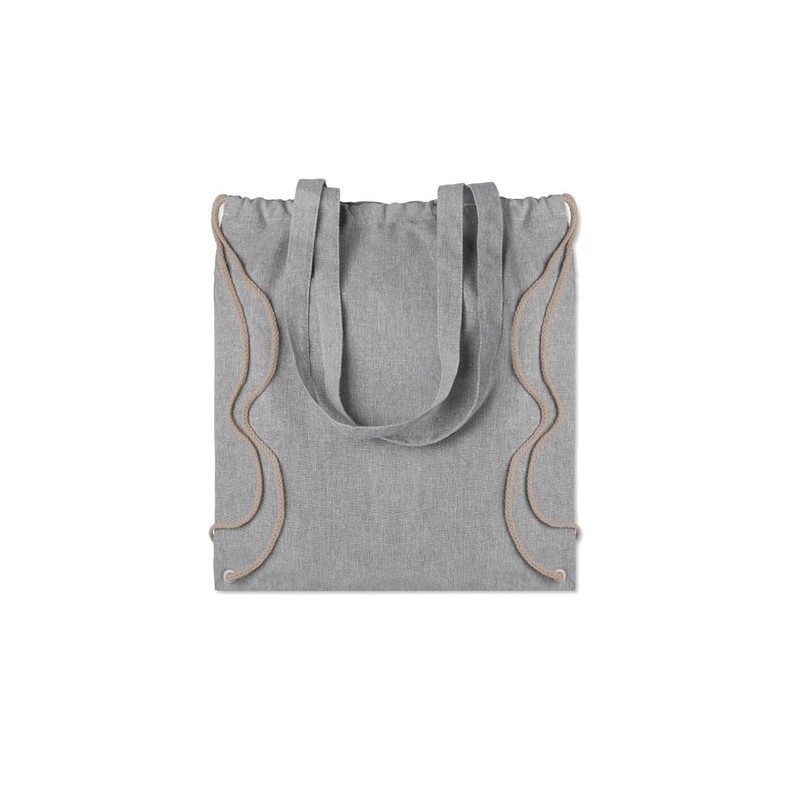 Sac en coton recyclé  MOIRA DUO Matières : coton recyclé Couleurs : gris objet promotionnel éco-responsable