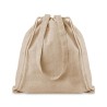 Sac en coton recyclé  MOIRA DUO Matières : coton recyclé Couleurs : beige impression haute définition