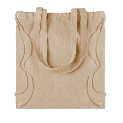 Sac en coton recyclé  MOIRA DUO Matières : coton recyclé Couleurs : beige livraison express 24h 48h