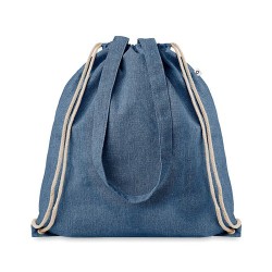 Sac en coton recyclé  MOIRA DUO Matières : coton recyclé Couleurs : bleu royal cadeau entreprise pas cher
