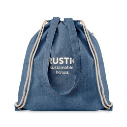 Sac en coton recyclé  MOIRA DUO Matières : coton recyclé Couleurs : bleu royal accessoire événementiel unique