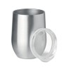 Verre double paroi 300ml  CHIN CHIN avec paille en acier personnalisée cadeau entreprise pas cher